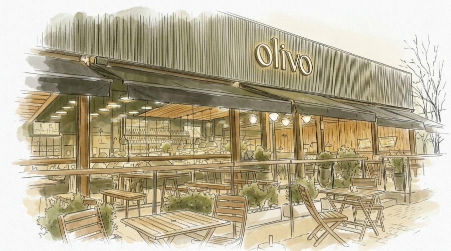 Fachada de Olivo 9 de Julio, boceto